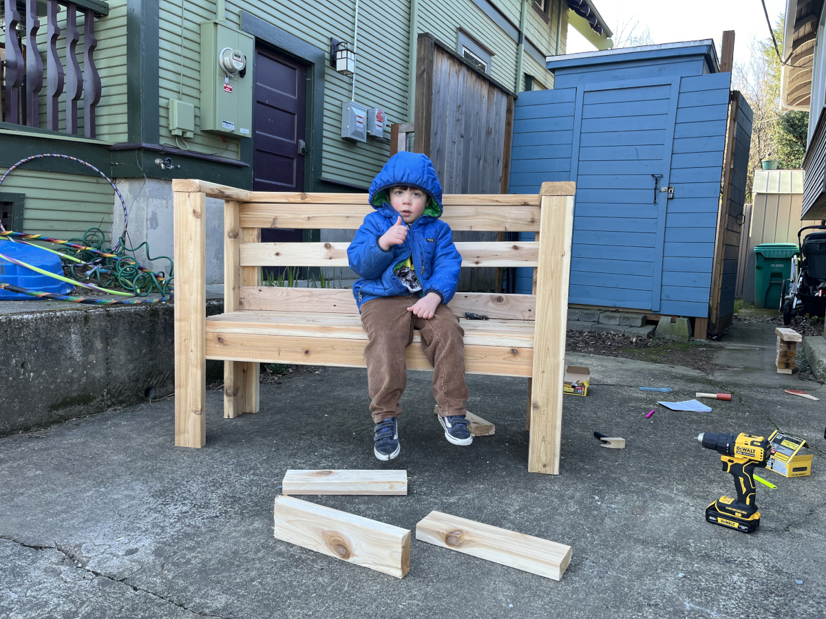 Chop Seat in progress