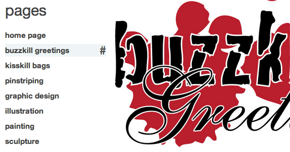 Admin page rearranging on larger screens.