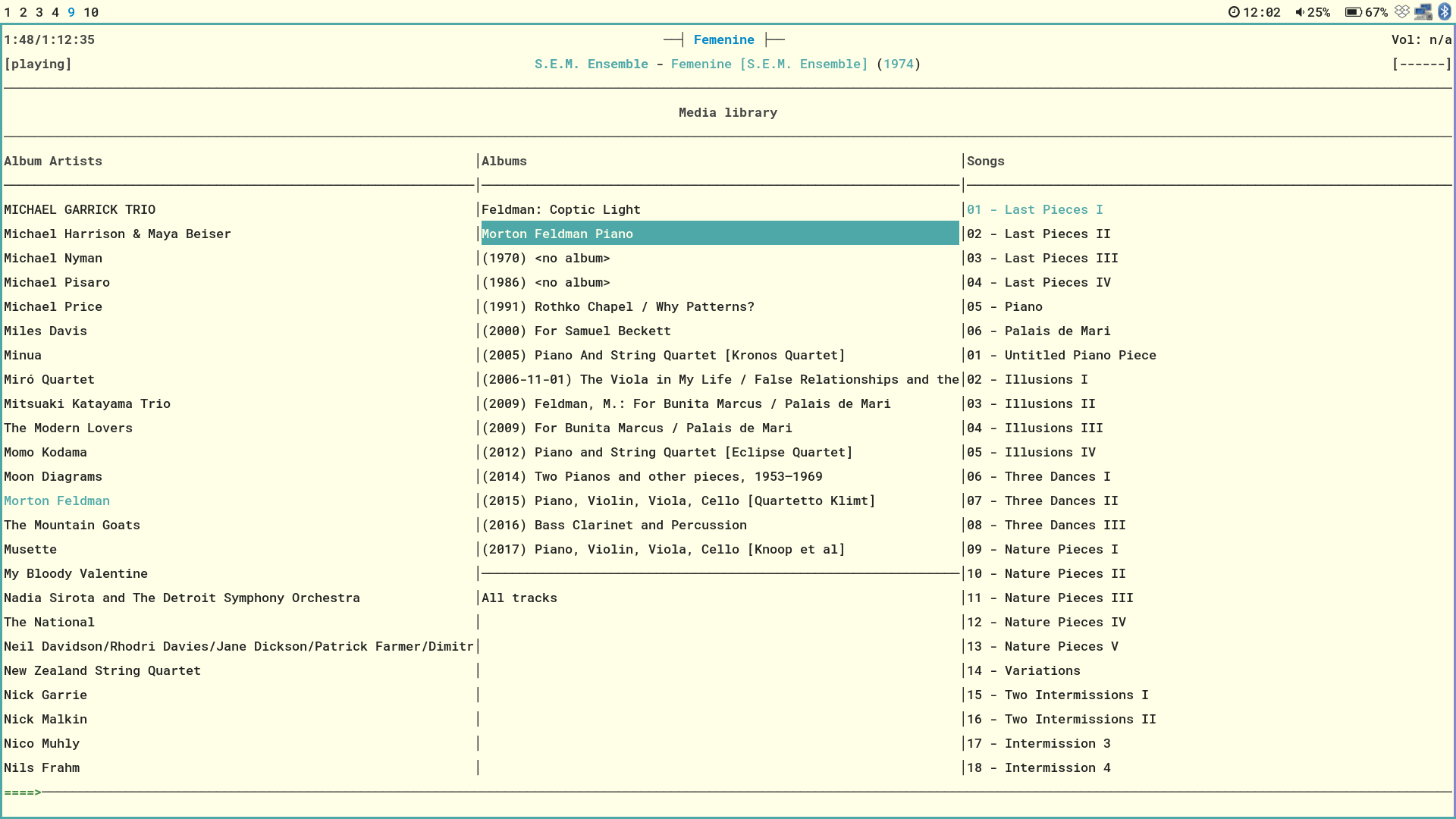no drag-and-drop for ncmpcpp